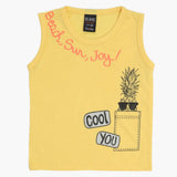 Boys Sando - Yellow, Boys T-Shirts, Chase Value, Chase Value