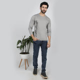 Men's Full Sleeves T-Shirt - Grey, Men's T-Shirts & Polos, Chase Value, Chase Value