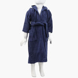 Kids Bathrobe Plain - Dark Blue, Bath Towels, Chase Value, Chase Value