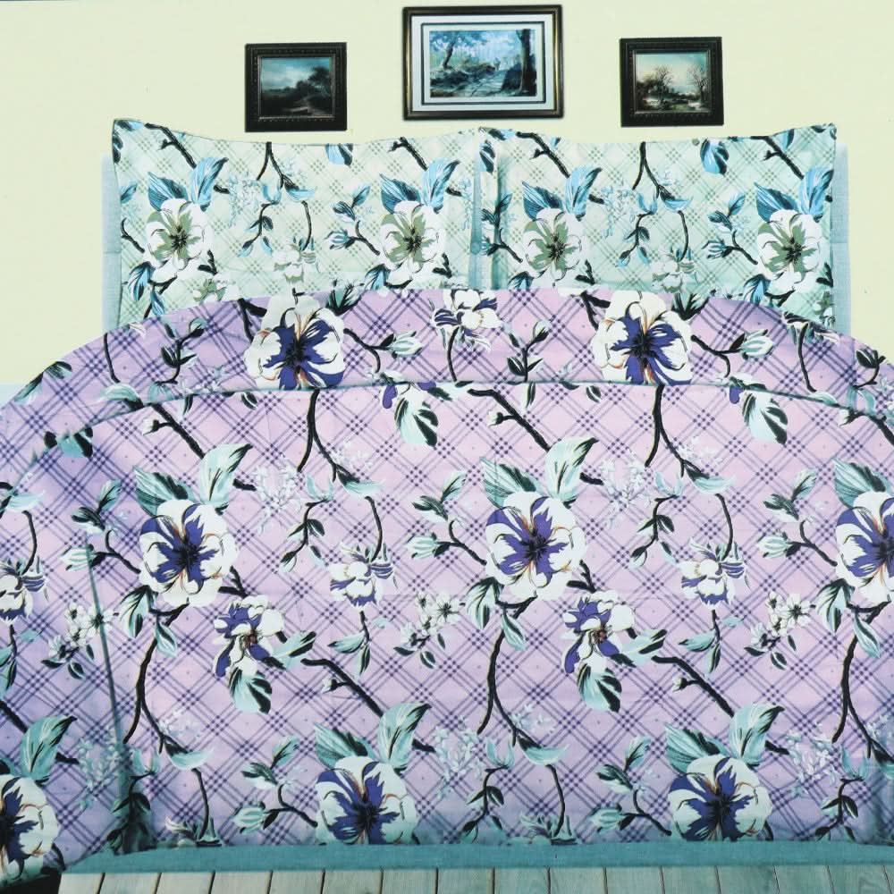 King Size 3Pcs Bed Sheet - H5, King Size Bed Sheet, Chase Value, Chase Value