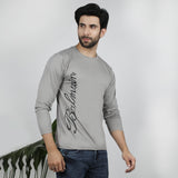 Men's Full Sleeves T-Shirt - Grey, Men's T-Shirts & Polos, Chase Value, Chase Value