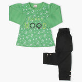 Girls Tights Suit - Light Green, Girls Suits, Chase Value, Chase Value