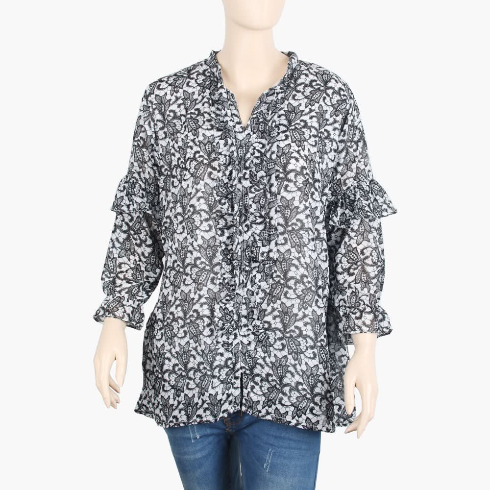 Women's Western Top - Black, Women T-Shirts & Tops, Chase Value, Chase Value