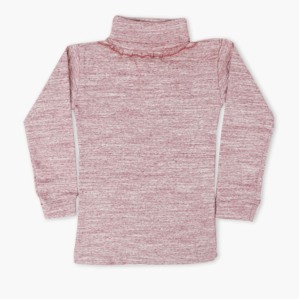 Girls High Neck - Tea Pink, Girls High Neck, Chase Value, Chase Value