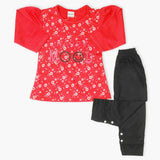 Girls Tights Suit - Red, Girls Suits, Chase Value, Chase Value