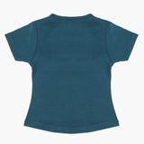 Girls Half Sleeves T-Shirt - Steel Green, Girls T-Shirts, Chase Value, Chase Value