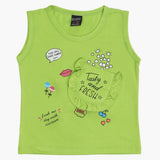 Girls Sando T-Shirt - Green, Girls T-Shirts, Chase Value, Chase Value