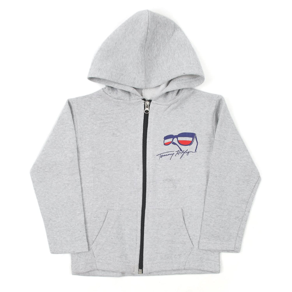 Boys Full Sleeves Hoodie - Light Grey, Boys Hoodies & Sweat Shirts, Chase Value, Chase Value