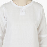 Women's Plain Shalwar Suit - White, Women Shalwar Suits, Chase Value, Chase Value