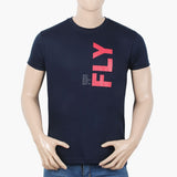 Men's Half Sleeves T-Shirt - Navy Blue, Men's T-Shirts & Polos, Chase Value, Chase Value