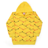Girls Full Sleeves Hoodie T-Shirt - Yellow, Girls Hoodies & Sweat Shirts, Chase Value, Chase Value