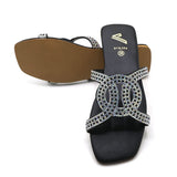 Women's Slipper - Black, Women Slippers, Chase Value, Chase Value