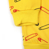 Girls Full Sleeves Hoodie T-Shirt - Yellow, Girls Hoodies & Sweat Shirts, Chase Value, Chase Value