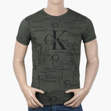 Men's Half Sleeves T-Shirt - Green, Men's T-Shirts & Polos, Chase Value, Chase Value
