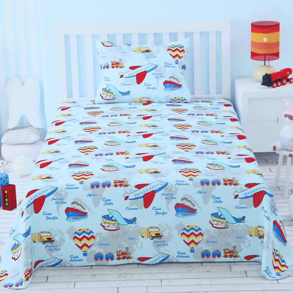 Kids Single Bed Sheet - L4, Single Size Bed Sheet, Chase Value, Chase Value