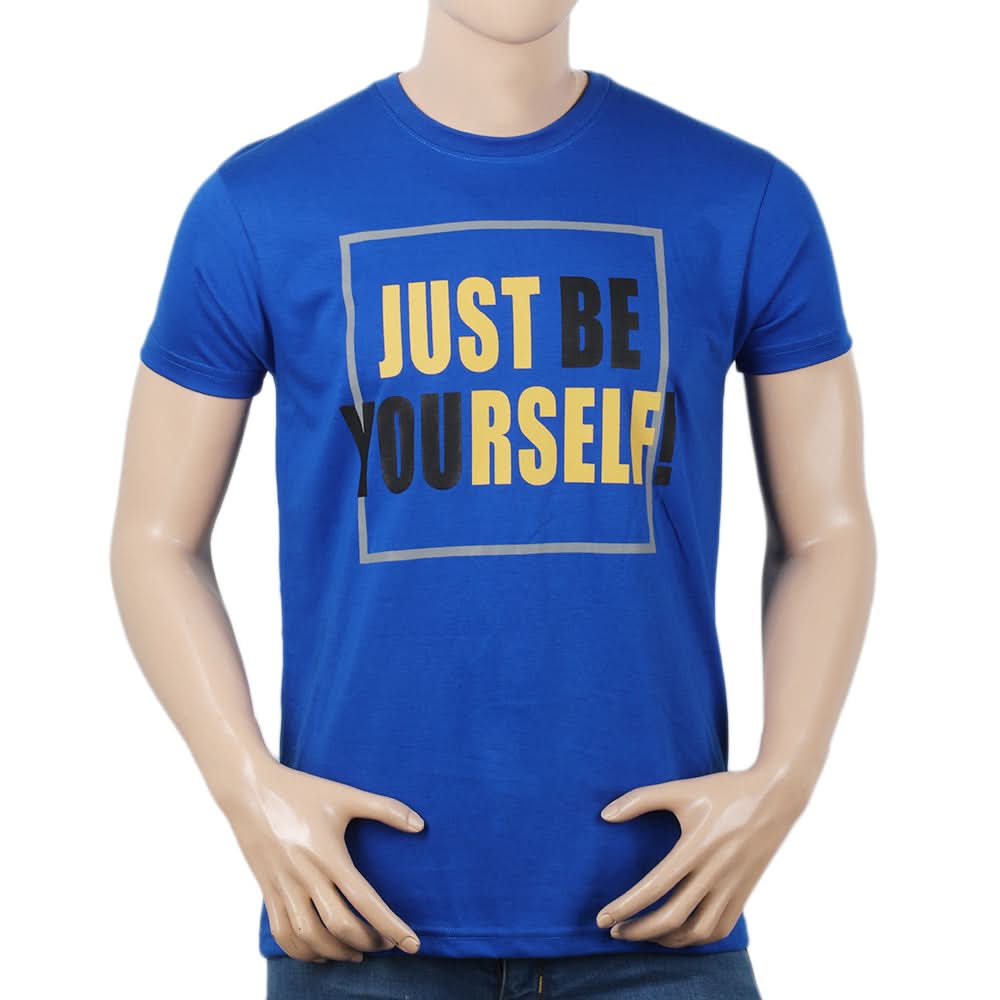 Men's Half Sleeves T-Shirt - Royal Blue, Men's T-Shirts & Polos, Chase Value, Chase Value