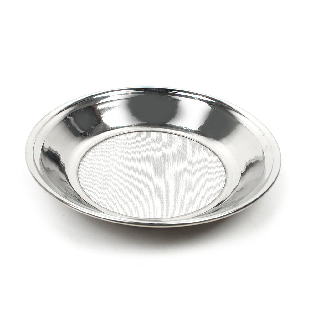 Stainless Steel Flour Chalni - Silver, Kitchen Accessories, Chase Value, Chase Value