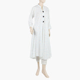 Women's Printed Stitched Kurti - White, Women Ready Kurtis, Chase Value, Chase Value