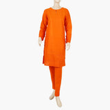 Women's Plain Shalwar Suit - Orange, Women Shalwar Suits, Chase Value, Chase Value