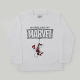 Boys Full Sleeves T-Shirt - White, Boys T-Shirts, Chase Value, Chase Value