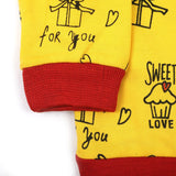 Girls Full Sleeves Hoodie T-Shirt - Yellow, Girls Hoodies & Sweat Shirts, Chase Value, Chase Value