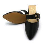 Women's Backless Pump - Black, Women Backless Pumps, Chase Value, Chase Value