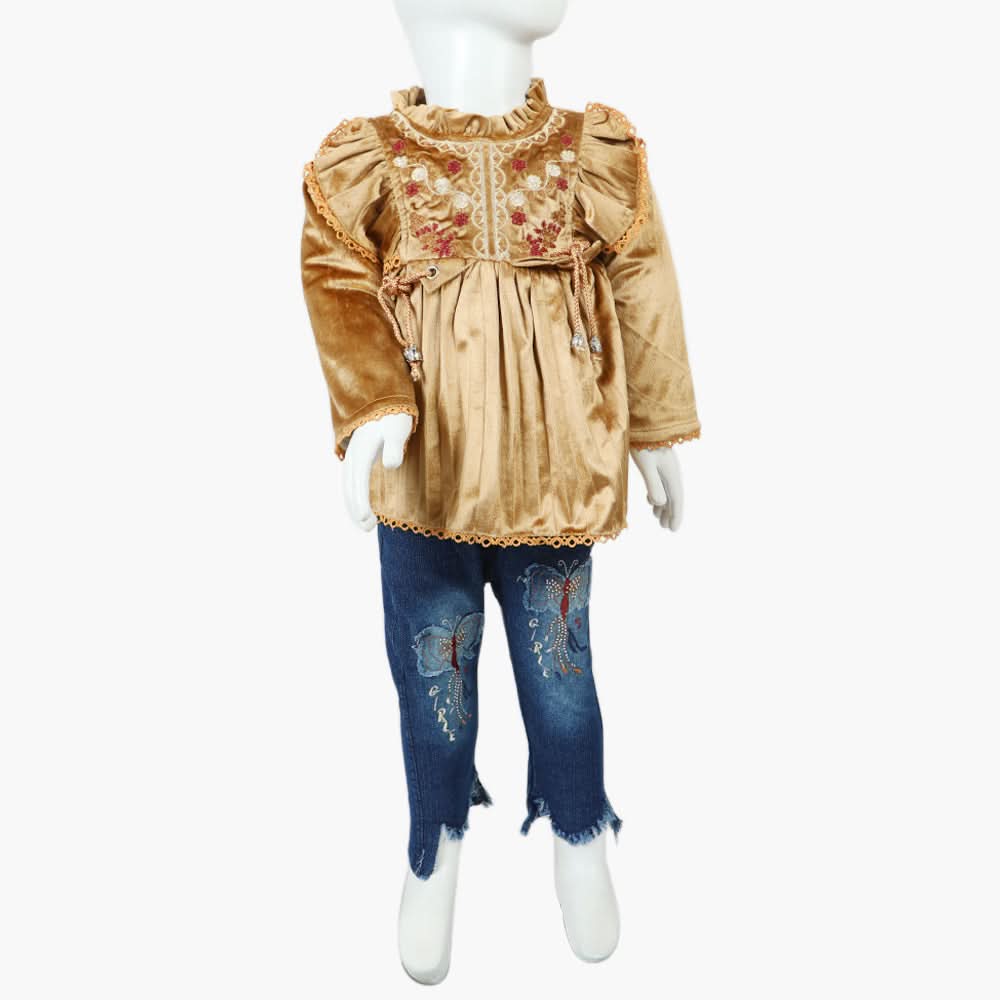 Girls Pant Suit - Brown, Girls Suits, Chase Value, Chase Value