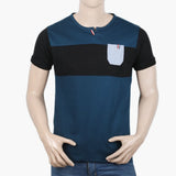 Men's Half Sleeves T-Shirt - Steel Green, Men's T-Shirts & Polos, Chase Value, Chase Value