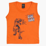 Boys Sando T-Shirt - Orange, Boys T-Shirts, Chase Value, Chase Value