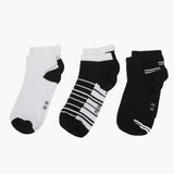 Women's Ankle Socks Pack Of 3 - Multi Color, Women Socks Stocking & Gloves, Chase Value, Chase Value