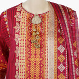 Women's Printed Shalwar Suit - Red, Women Shalwar Suits, Chase Value, Chase Value
