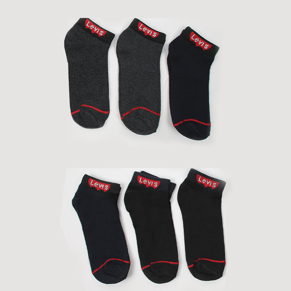 Men's Ankle Socks 6Pcs - Levi'S, Men's Socks, Chase Value, Chase Value