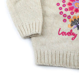 Newbron Girls Full Sleeves Sweater - Fawn, Newborn Girls Winterwear, Chase Value, Chase Value