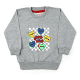Girls Full Sleeves Sweat Shirt - Grey, Girls Hoodies & Sweat Shirts, Chase Value, Chase Value