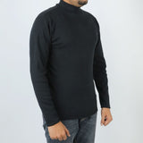 Men's High Neck - Black, Men's Sweater & Sweat Shirts, Chase Value, Chase Value