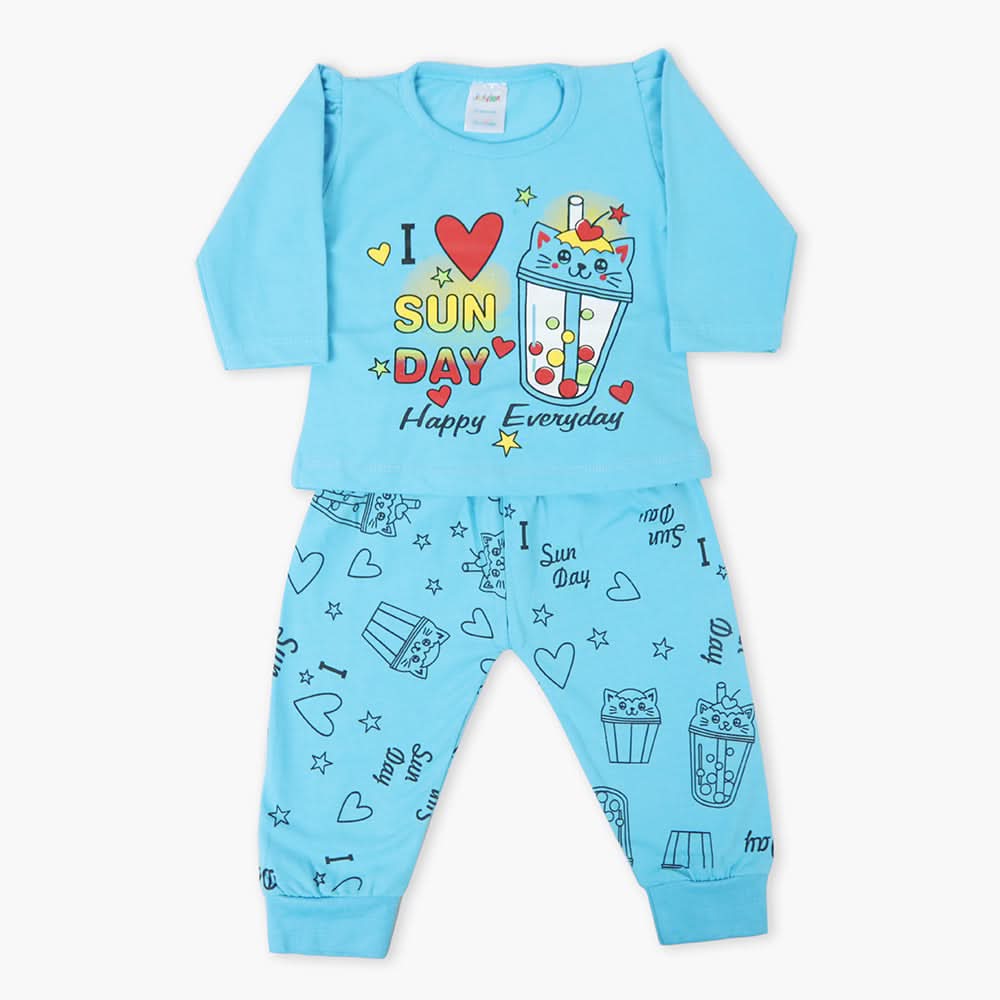 Newborn Girls Suit - Light Blue, Newborn Girls Sets & Suits, Chase Value, Chase Value