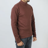 Men's High Neck - Dark Brown, Men's Sweater & Sweat Shirts, Chase Value, Chase Value