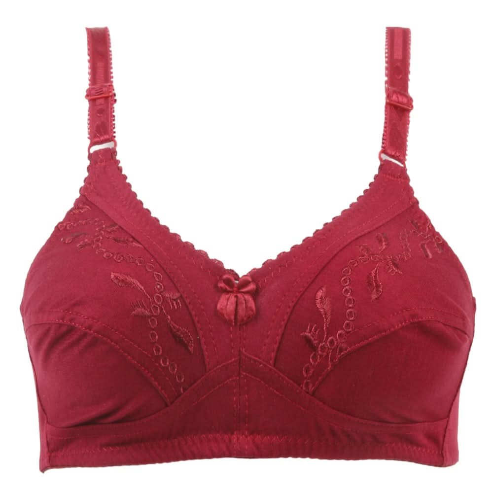 Women's Cotton Bra - Maroon, Women Bras, Chase Value, Chase Value