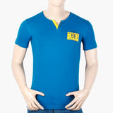 Men's Half Sleeves T-Shirt - Blue, Men's T-Shirts & Polos, Chase Value, Chase Value