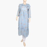 Women's Long Maxi - Light Blue, Women T-Shirts & Tops, Chase Value, Chase Value