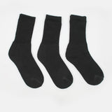 Kids Sports Full Socks 3Pcs - Black, Boys Socks, Chase Value, Chase Value
