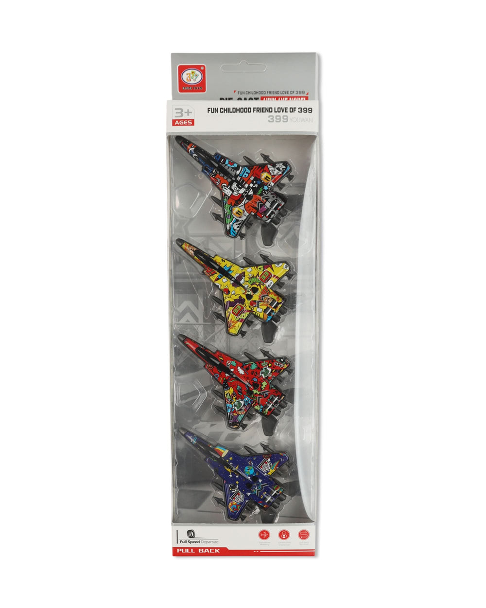 DIE-CAST AIRCRAFT JET 4PCS, Die-cast Model Car, Chase Value, Chase Value