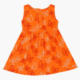 Girls Frock - Orange, Girls Frocks, Chase Value, Chase Value