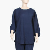 Women's Western 2 Pcs Suit - Navy Blue, Women Night Suit, Chase Value, Chase Value