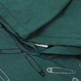 Girls Full Sleeves Hoodie T-Shirt - Dark Green, Girls Hoodies & Sweat Shirts, Chase Value, Chase Value