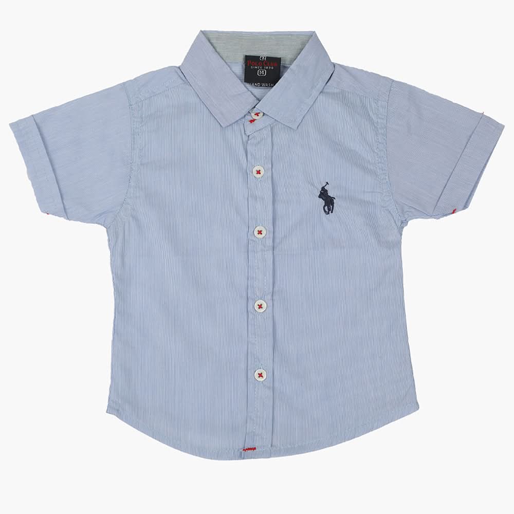 Boys Half Sleeves Casual Shirt - Blue, Boys Shirts, Chase Value, Chase Value