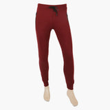 Men's Terry Trouser - Maroon, Men's Nightwear, Chase Value, Chase Value