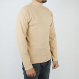 Men's High Neck - Beige, Men's Sweater & Sweat Shirts, Chase Value, Chase Value