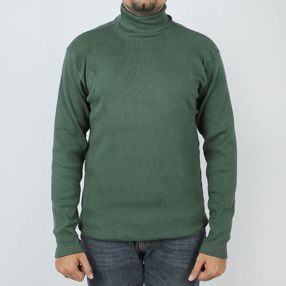Men's High Neck - Green, Men's Sweater & Sweat Shirts, Chase Value, Chase Value