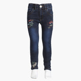 Girls Pants Denim - Navy Blue, Girls Pants & Capri, Chase Value, Chase Value